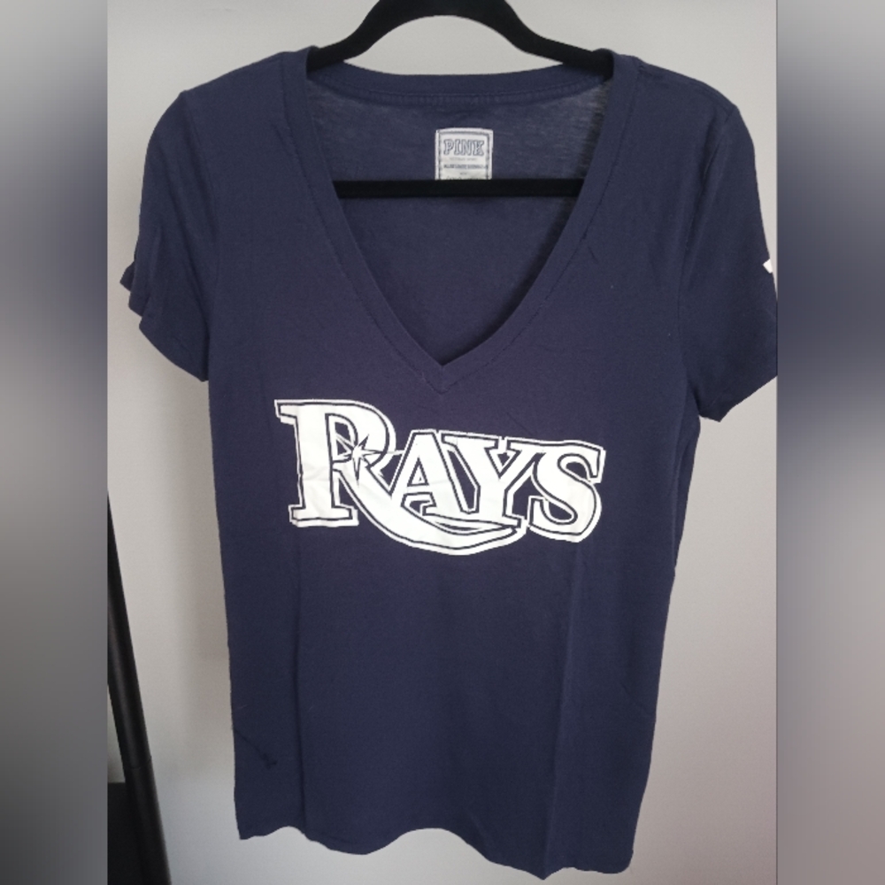 PINK Victoria's Secret Vintage Rare Tampa Bay Rays MLB Short Sleeve T-Shirt